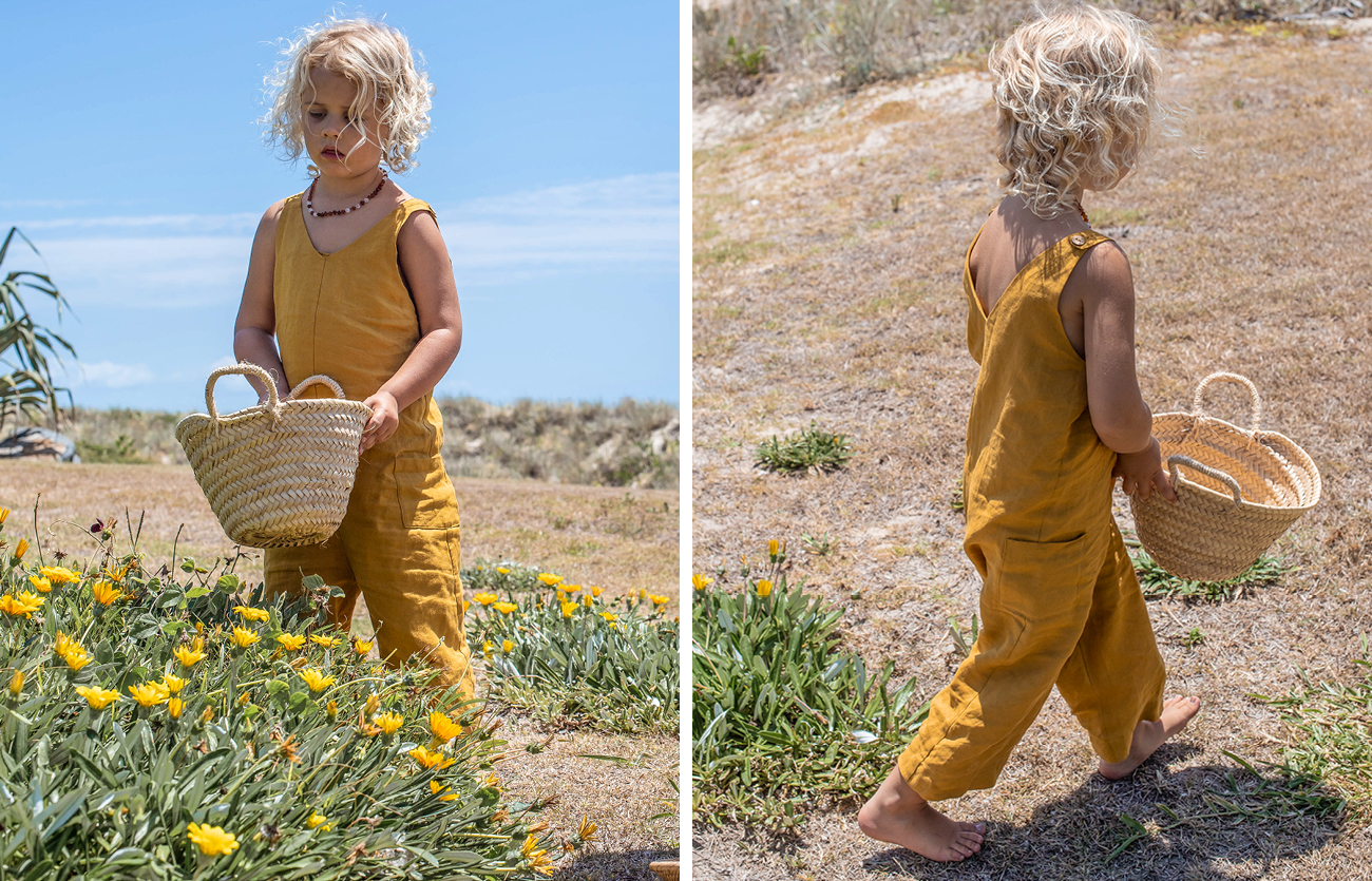 Scout Jumpsuit Mini in Mustard